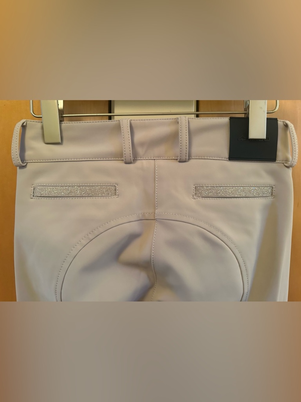 Iago Italia Equestrian Riding Show Breeches, Tan, Size 24, Excellent Condition! - Picture 4 of 14